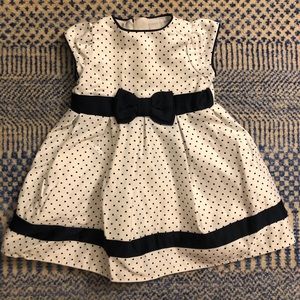 Dorissa 6 months navy and white dress